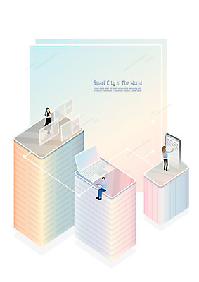 전신 여자 남자 인터넷 일러스트 정보통신 정보기술 스마트라이프 서기 사람 앉기 성인 세명 스마트폰 스마트기기 컬러풀 자료 네트워크 스마트 하이테크 미래도시 공유 아이소메트릭 ICT 국내일러스트 AI파일 라이프스타일 컬러 컨셉 통신 모션 미래 기술 전자제품 핸드폰 정보 도시 파일형식 벡터 4차산업