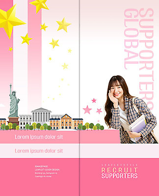 PSD 템플릿 해외 표지디자인 북디자인 출판디자인 여자 표지 별 리플렛 대학생 분홍색 2단접지 북커버 한명 팜플렛 20대 성인 글로벌 미국 외침 한국인 체험 대학교 자유의여신상 서포터즈 성인여자한명만 이미지템플릿 자연요소 1 학생 컬러 컨셉 북아메리카 학교 사람 동양인 청년 소리 세계문화유산 여자한명만 성인여자만 파일형식