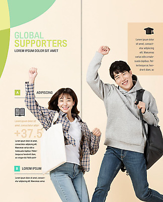 PSD 템플릿 해외 표지디자인 북디자인 출판디자인 여자 남자 내지 리플렛 대학생 2단접지 북커버 학사모 미소 팜플렛 20대 성인 두명 친구 글로벌 손들기 점프 한국인 체험 즐거움 서포터즈 성인만 이미지템플릿 모자_잡화 학생 감정 컨셉 졸업 관계 모션 표정 사람 동양인 청년 파일형식