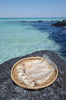 포토 JPG 주간 바다 여행 자연 하늘 해변 사람없음 야외 관광지 하이앵글 제주도 소쿠리 맑음 봄 오브젝트 특산물 옥돔 현무암 향토음식 국내포토 자연요소 계절 음식 뷰포인트 날씨 한국 어류 바구니 생태계 화산암 파일형식