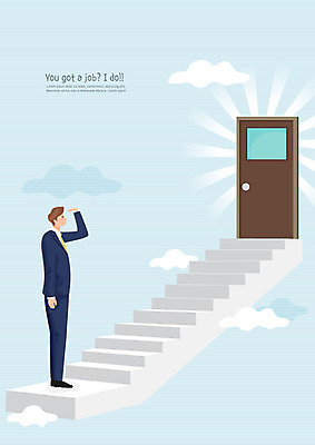 남자 일러스트 한명 사람 정장 20대 성인 문 계단 구직 비즈니스맨 실업자 신입사원 취업준비생 구인구직 인턴 채용 채용박람회 취업문 성인남자한명만 국내일러스트 AI파일 1 옷 컨셉 비즈니스 청년 직장인 구인 박람회 남자한명만 성인남자만 파일형식 벡터