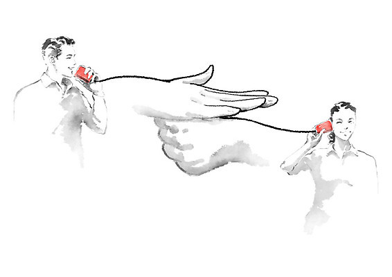 PSD 손 여자 남자 상징 일러스트 캘리그라피 붓터치 흑백 웃음 사람 성인 두명 종이컵 실전화기 번짐 소통 국내일러스트 컨셉 촬영기법 표정 신체부위 컵 일회용 파일형식 효과