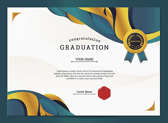 문양 영어 리본 일러스트 졸업 프레임 사람없음 축하 졸업장 상패 테두리 금박 수여 인장 상장프레임 국내일러스트 AI파일 문자 교육 컨셉 상_우승 파일형식 벡터