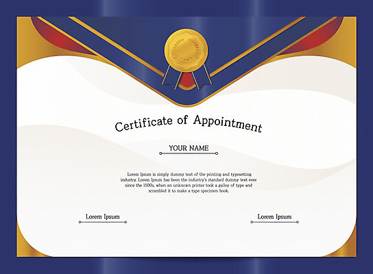 문양 영어 일러스트 프레임 사람없음 축하 남색 상패 테두리 금박 수여 인장 임명장 상장프레임 국내일러스트 AI파일 문자 컬러 컨셉 상_우승 파일형식 벡터