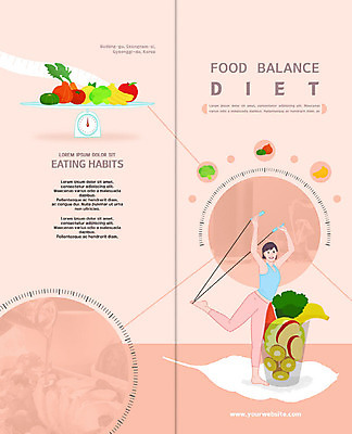 PSD 템플릿 표지디자인 북디자인 출판디자인 여자 표지 리플렛 다이어트 채소 2단접지 북커버 과일 줄자 건강 저울 한명 팜플렛 성인 주황색 눈금 줄넘기 디톡스 이미지템플릿 1 컬러 자 사람 운동 파일형식