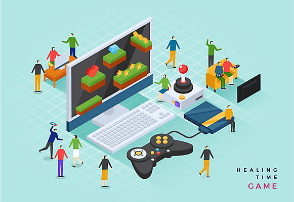 여자 남자 별 돈 일러스트 생명 사람 여러명 성인 취미 파란색 컴퓨터 게임 하트 게임기 즐거움 힐링 다이아몬드 조이스틱 아이소메트릭 시디드라이브 국내일러스트 AI파일 자연요소 모양 감정 컬러 다수 놀이 전자제품 재산 보석 파일형식 벡터