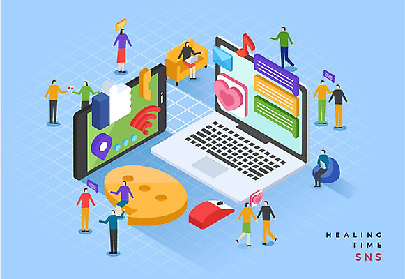 여자 남자 일러스트 커뮤니케이션 모바일 사람 여러명 성인 파란색 노트북 스마트폰 마우스 즐거움 힐링 통화 아이소메트릭 메신저 문자메시지 소셜네트워크 국내일러스트 AI파일 감정 컬러 다수 모션 전자제품 핸드폰 스마트기기 컴퓨터용품 메시지 파일형식 벡터