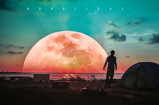 PSD 편집 편집이미지 남자 실루엣 호수 야경 텐트 한명 야외 컬러풀 고요 일몰 캠핑 달 화려 신비 네온 네온아트 이미지편집 자연요소 1 컬러 컨셉 레저 촬영기법 캠핑도구 사람 노을 야간 파일형식 풍경_경치