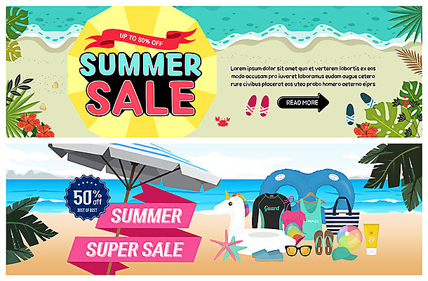 PSD 템플릿 배너 수영복 ZIP 바다 웹템플릿 슬리퍼 이벤트 해변 사람없음 여름 파란색 쇼핑 선글라스 야자수 세일 파라솔 튜브 이벤트배너 웹배너 트로피컬아트 빅배너 이미지템플릿 나무 옷 계절 안경 컬러 신발 그림 파일형식