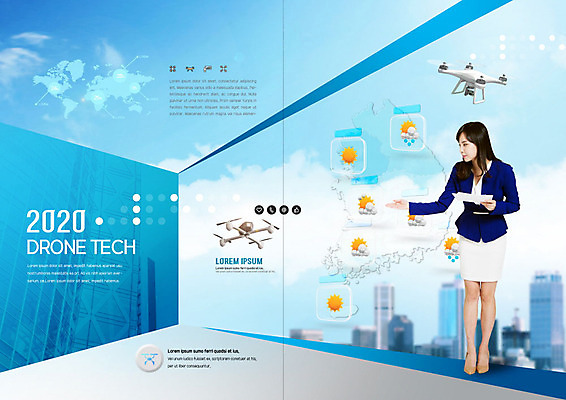 PSD 템플릿 표지디자인 북디자인 출판디자인 여자 내지 리플렛 북커버 날씨 한명 팜플렛 20대 성인 파란색 한국인 기상캐스터 드론 성인여자한명만 4차산업 이미지템플릿 직업 1 산업 컬러 사람 동양인 청년 여자한명만 성인여자만 파일형식