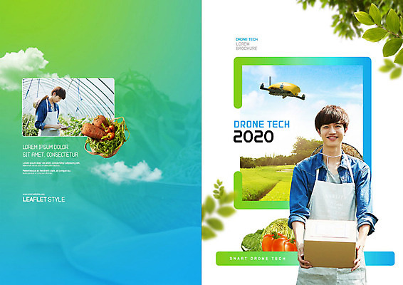 PSD 템플릿 표지디자인 북디자인 출판디자인 표지 남자 리플렛 채소 북커버 팜플렛 20대 성인 두명 초록색 농사 한국인 농부 드론 성인남자만 4차산업 청년농부 이미지템플릿 직업 산업 컬러 농업 사람 동양인 청년 남자만 성인만 파일형식