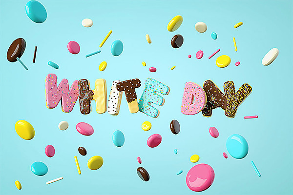 도형 PSD 편집이미지 알파벳 영어 하늘색 백그라운드 텍스트 화이트데이 대문자 디저트 사탕 타이포그라피 사람없음 3D소스 3D 초콜릿 원형 도넛 디지털합성 오브젝트 편집소스 편집3D 문자 음식 데이이벤트 파란색 파일형식