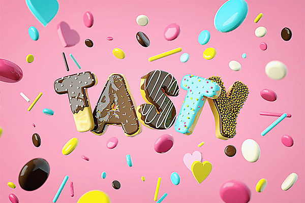 도형 PSD 편집이미지 알파벳 영어 분홍색 백그라운드 텍스트 대문자 디저트 타이포그라피 사람없음 3D소스 3D 하트 원형 도넛 맛 디지털합성 오브젝트 편집소스 편집3D 모양 문자 음식 컬러 컨셉 파일형식