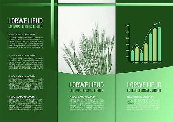 템플릿 표지디자인 북디자인 출판디자인 내지 리플렛 북커버 3단접지 그래프 팜플렛 사람없음 초록색 세트 축제 청보리 이미지템플릿 AI파일 컬러 보리 파일형식 벡터