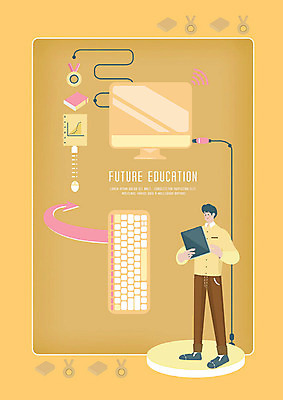 PSD 학생 교육 남자 남학생 일러스트 청소년 그래프 미래 한명 사람 10대 책 컴퓨터 태블릿 노란색 키보드 스마트 장래 충전 에듀 이러닝 십대남자한명만 알고리즘 남고생 스쿨팩 남중생 고등교육 국내일러스트 1 컬러 컨셉 중학생 고등학생 전자제품 스마트기기 에듀케이션 남자한명만 십대남자만 파일형식
