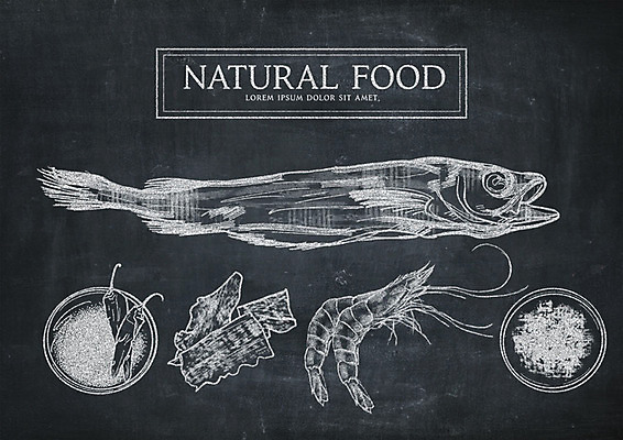 PSD 영어 일러스트 고추 새우 타이포그라피 사람없음 칠판 초크 소금 초크일러스트 초크아트 드로잉 건어물 고춧가루 다시마 북어 국내일러스트 문자 채소 갑각류 미술 해조류 가루 그림 파일형식
