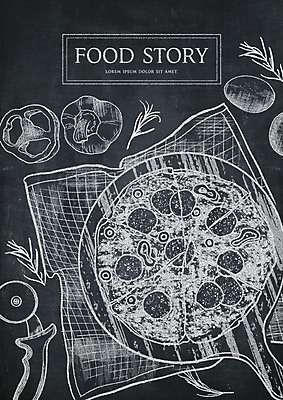PSD 영어 일러스트 피망 피자 타이포그라피 사람없음 계란 칠판 허브 초크 초크일러스트 초크아트 드로잉 피자칼 국내일러스트 식물 문자 채소 주방용품 패스트푸드 서양음식 미술 알 그림 파일형식