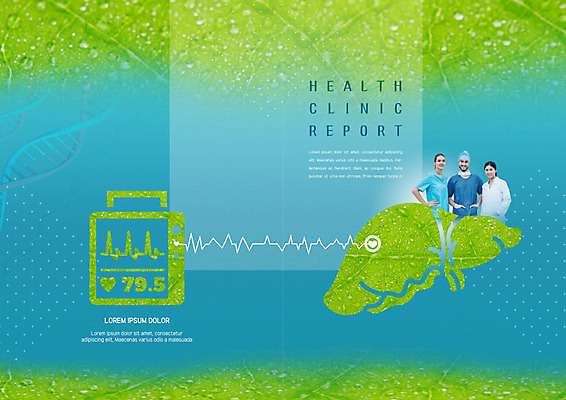 PSD 서양인 외국인 템플릿 표지디자인 북디자인 출판디자인 여자 표지 남자 리플렛 북커버 의학 건강 병원 동양인 팜플렛 20대 성인 세명 초록색 파란색 건강관리 의사 심장 맥박 수술복 클리닉 심장박동기계 성인만 이미지템플릿 컬러 관리 사람 인종 청년 의료진 의료용품 가운 장기_의학 파일형식
