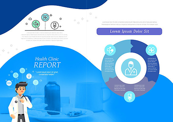 PSD 템플릿 표지디자인 북디자인 출판디자인 남자 내지 리플렛 북커버 의학 청진기 그래프 건강 병원 한명 팜플렛 파란색 약 건강관리 의사 클리닉 이미지템플릿 1 컬러 의료기기 관리 사람 의료진 파일형식