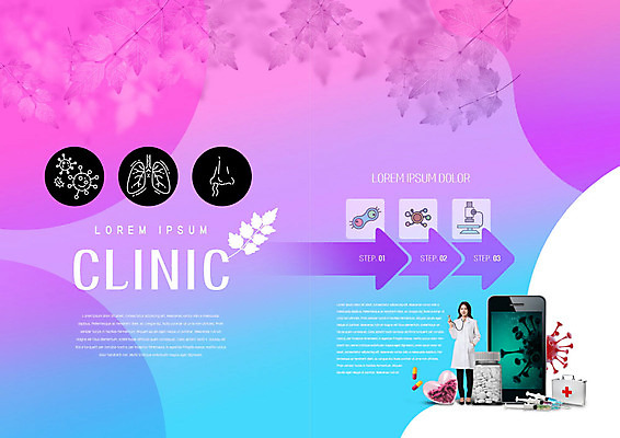 PSD 템플릿 표지디자인 북디자인 출판디자인 여자 화살표 내지 리플렛 북커버 의학 세포 건강 병원 주사기 한명 팜플렛 20대 성인 스마트폰 알약 건강관리 보라색 한국인 의사 바이러스 클리닉 성인여자한명만 이미지템플릿 1 컬러 의료기기 관리 사람 동양인 청년 핸드폰 스마트기기 약 의료진 여자한명만 성인여자만 파일형식