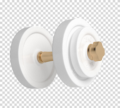 편집 편집이미지 사람없음 한개 3D소스 3D 아령 금색 흰색 디지털합성 오브젝트 PNG 편집소스 1 컬러 파일형식