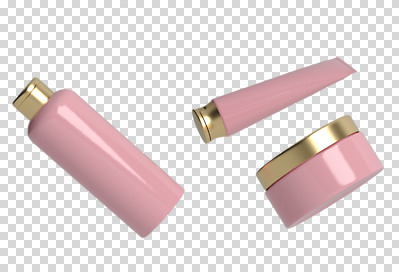 편집 편집이미지 분홍색 사람없음 한개 3D소스 3D 화장품 금색 디지털합성 오브젝트 PNG 편집소스 1 컬러 뷰티 파일형식