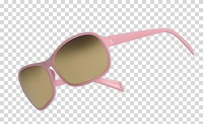 편집 편집이미지 분홍색 사람없음 선글라스 한개 3D소스 3D 금색 디지털합성 오브젝트 PNG 편집소스 1 안경 컬러 파일형식