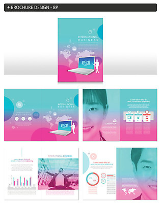 서양인 외국인 템플릿 여자 남자 ZIP 분홍색 협력 팜플렛 20대 성인 세명 노트북 글로벌 글로벌비즈니스 한국인 비즈니스맨 비즈니스우먼 동료 그라데이션 민트색 인디자인 INDD 이미지템플릿 컬러 비즈니스 관계 사람 동양인 인종 청년 전자제품 직장인 파일형식