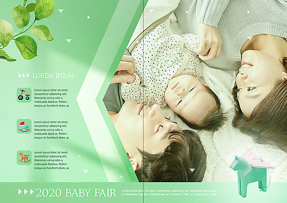 PSD 템플릿 표지디자인 북디자인 출판디자인 여자 남자 내지 리플렛 잎 북커버 가족 엄마 팜플렛 20대 성인 세명 초록색 한국인 육아 아기 아빠 박람회 육아박람회 이미지템플릿 식물 컬러 관계 사람 동양인 청년 파일형식