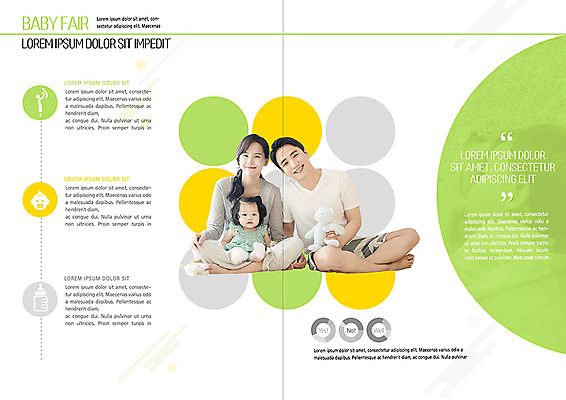 PSD 템플릿 표지디자인 북디자인 출판디자인 여자 남자 딸 내지 리플렛 북커버 가족 엄마 팜플렛 성인 세명 연두색 30대 한국인 육아 아기 원형 아빠 박람회 육아박람회 이미지템플릿 도형 관계 사람 동양인 초록색 장년 파일형식