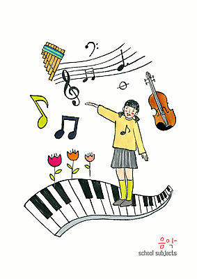 PSD 여자 어린이교육 교육 꽃 초등학생 어린이 악기 음악 음표 일러스트 수채화 초등교육 한명 소녀 건반 피아노 건반악기 바이올린 악보 즐거움 음악교육 학원 에듀 음악학원 피아노학원 소녀한명만 방과후 스쿨팩 국내일러스트 식물 1 학생 기호 감정 현악기 문화예술 사람 에듀케이션 여자한명만 소녀만 파일형식