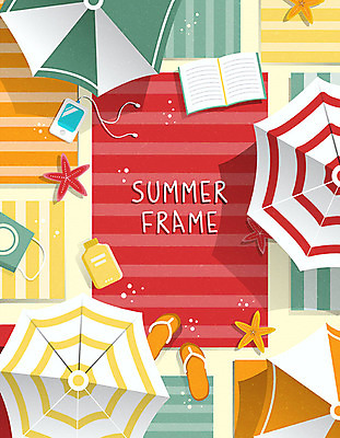 백그라운드 일러스트 휴가 휴식 불가사리 사각프레임 프레임 사람없음 책 여름 여름휴가 바캉스 모래사장 컬러풀 파라솔 쪼리 선크림 돗자리 프레임일러스트 국내일러스트 AI파일 계절 바다 컬러 컨셉 극피동물 사각형 화장품 샌들 파일형식 벡터 여름_계절