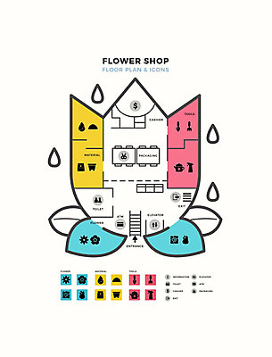 화분 일러스트 안내 씨앗 사람없음 컬러풀 장미 상점 흙 물뿌리개 튤립 꽃집 삽 위치 분무기 약도 거름 평면도 건물배치도 층별배치도 국내일러스트 AI파일 식물 꽃 컬러 지도 표지판 그림 파일형식 벡터