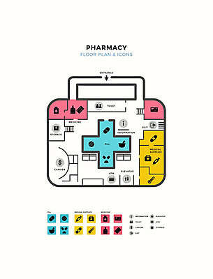 일러스트 안내 주사기 사람없음 컬러풀 알약 상점 반창고 구급상자 제조 약병 체온계 약국 위치 약도 가루약 귀체온계 평면도 건물배치도 층별배치도 국내일러스트 AI파일 컬러 지도 의학 의료기기 약 의료용품 표지판 온도계 그림 병_담는 파일형식 벡터