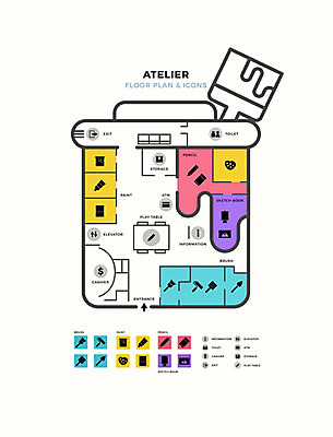일러스트 안내 사람없음 컬러풀 연필 상점 페인트 물감 붓 팔레트 스케치북 이젤 지우개 롤러 위치 약도 페인트롤러 평면도 화방 건물배치도 층별배치도 국내일러스트 AI파일 컬러 지도 학용품 미술 필기구 미술도구 표지판 그림 파일형식 벡터