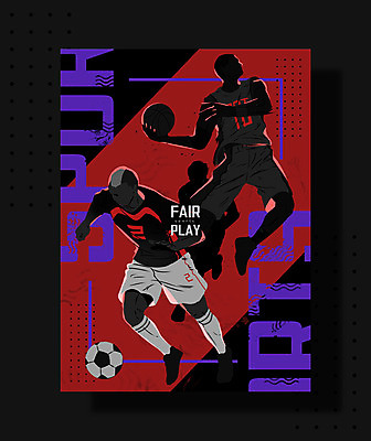 PSD 남자 포스터 스포츠 일러스트 축구공 축구선수 운동선수 농구 농구공 성인 타이포그라피 취미 두명 빨간색 운동복 운동 구기 축구 자신감 농구선수 열정 국내일러스트 문자 옷 감정 컬러 공 축구용품 건강 사람 파일형식