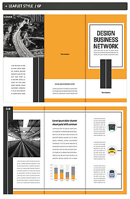 템플릿 표지디자인 표지 ZIP 내지 도로 리플렛 3단접지 자동차 버스 팜플렛 사람없음 주황색 도시 전철 택시 가교 인디자인 INDD 이미지템플릿 건축물 길 육상교통 컬러 교통시설 승용차 대중교통 파일형식