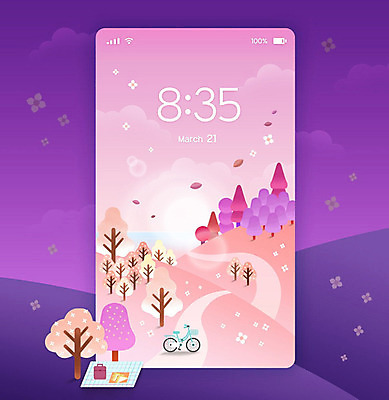 PSD 나무 꽃잎 꽃 행복 길 여유 시계 여행 백그라운드 일러스트 자연 모바일 나뭇잎 따뜻함 풍경 사람없음 소풍 자전거 보라색 봄 자유 벚꽃 시간 편안함 언덕 감성 욜로라이프 봄배경 국내일러스트 식물 라이프스타일 계절 감정 컬러 컨셉 잎 야외활동 바이크 감각 생태계 파일형식