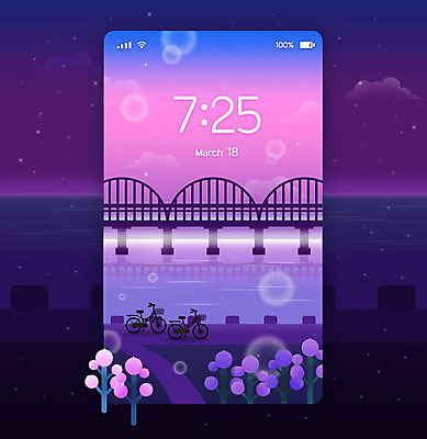 PSD 구름 꽃 행복 시계 여행 백그라운드 일러스트 자연 모바일 따뜻함 풍경 사람없음 강 자전거 보라색 봄 자유 시간 편안함 감성 가교 욜로라이프 봄배경 국내일러스트 자연요소 식물 라이프스타일 건축물 계절 감정 컬러 컨셉 바이크 감각 생태계 파일형식