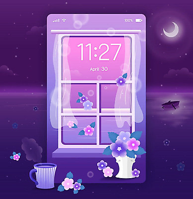 PSD 꽃 행복 화분 바다 시계 여행 백그라운드 일러스트 창문 자연 모바일 따뜻함 풍경 사람없음 보라색 봄 자유 시간 초승달 편안함 나룻배 감성 욜로라이프 봄배경 국내일러스트 식물 라이프스타일 계절 감정 컬러 컨셉 배_교통 달 감각 생태계 파일형식