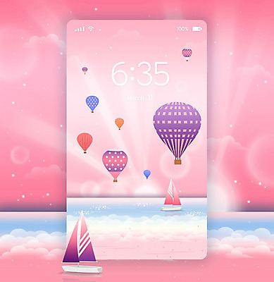 PSD 행복 바다 시계 분홍색 여행 백그라운드 요트 일러스트 자연 모바일 따뜻함 풍경 사람없음 봄 자유 열기구 시간 편안함 감성 욜로라이프 봄배경 국내일러스트 라이프스타일 계절 감정 컬러 컨셉 배_교통 항공교통 감각 생태계 파일형식