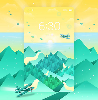 PSD 나무 행복 시계 여행 백그라운드 일러스트 자연 모바일 나뭇잎 산 따뜻함 풍경 사람없음 노란색 봄 자유 시간 편안함 경비행기 감성 민트색 욜로라이프 봄배경 국내일러스트 식물 라이프스타일 계절 감정 컬러 컨셉 잎 비행기 감각 생태계 파일형식