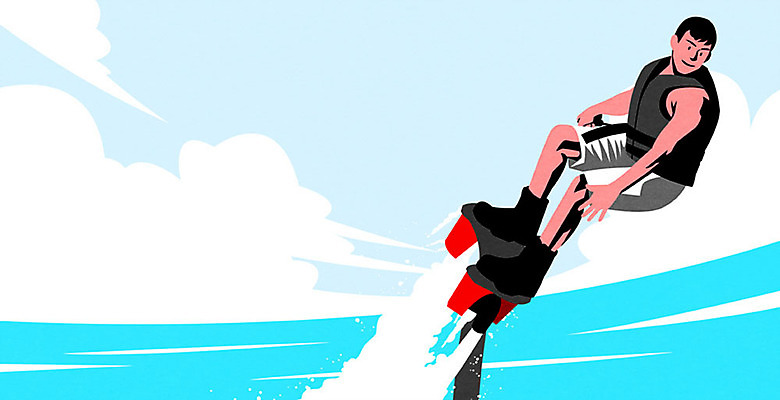 PSD 남자 바다 일러스트 휴가 한명 사람 여름 레포츠 파란색 여름휴가 바캉스 수상스포츠 즐거움 성인남자한명만 플라이보드 국내일러스트 1 계절 감정 스포츠 컬러 레저 남자한명만 성인남자만 파일형식 여름_계절