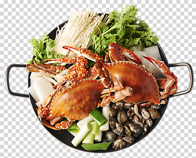 편집이미지 그릇 한식 음식 채소 조개 사람없음 하이앵글 꽃게 PNG 꽃게탕 플랫레이 편집소스 식기 뷰포인트 어패류 게 플랫 탕 파일형식