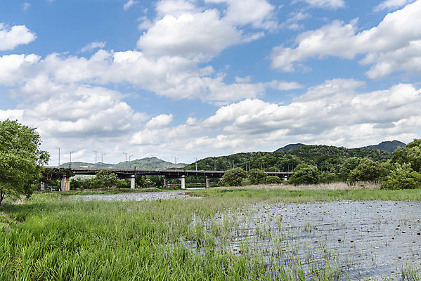 포토 JPG 주간 구름 여행 자연 하늘 한국 풍경 사람없음 야외 관광지 맑음 봄 국내여행 남한강 두물머리 양평 신양수대교 국내포토 자연요소 계절 아시아 날씨 강 다리_건축물 생태계 경기도 파일형식