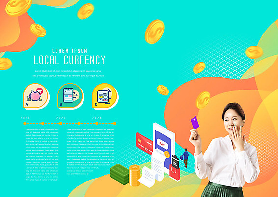 PSD 템플릿 표지디자인 북디자인 출판디자인 여자 내지 리플렛 돈 북커버 한명 미소 팜플렛 20대 성인 금융 경제 스마트폰 동전 주황색 한국인 신용카드 영수증 민트색 핀테크 성인여자한명만 지역화폐 이미지템플릿 1 컬러 모바일 표정 사람 동양인 청년 핸드폰 스마트기기 재산 여자한명만 성인여자만 파일형식