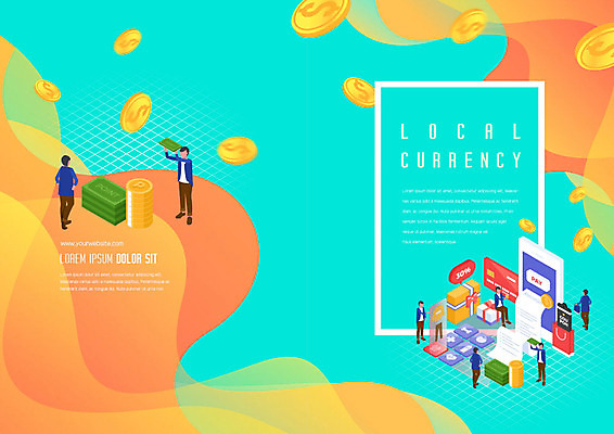 PSD 템플릿 표지디자인 북디자인 출판디자인 여자 표지 남자 리플렛 돈 북커버 팜플렛 여러명 성인 금융 경제 선물상자 스마트폰 동전 주황색 신용카드 결제 민트색 핀테크 지역화폐 이미지템플릿 컬러 다수 모바일 선물 사람 핸드폰 스마트기기 상자 재산 파일형식
