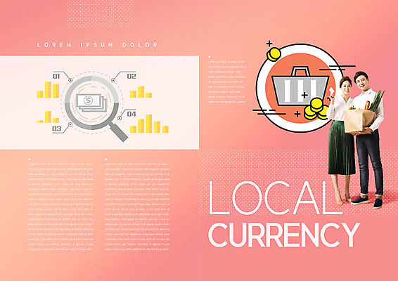 PSD 템플릿 표지디자인 북디자인 커플 출판디자인 여자 남자 내지 리플렛 북커버 돋보기 팜플렛 20대 성인 두명 빨간색 금융 경제 장보기 한국인 신용카드 장바구니 결제 성인만 지역화폐 이미지템플릿 컬러 돈 관계 사람 동양인 청년 쇼핑 바구니 파일형식