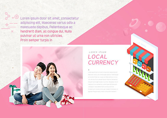 PSD 템플릿 표지디자인 북디자인 커플 출판디자인 여자 남자 내지 리플렛 분홍색 북커버 모바일 팜플렛 성인 두명 30대 금융 경제 선물상자 스마트폰 한국인 온라인쇼핑 모바일쇼핑 성인만 지역화폐 이미지템플릿 컬러 돈 관계 선물 사람 동양인 장년 핸드폰 스마트기기 쇼핑 상자 온라인 파일형식