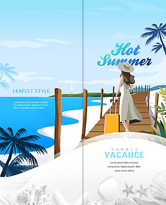 PSD 템플릿 표지디자인 북디자인 출판디자인 여자 표지 리플렛 여행 2단접지 북커버 휴가 조개 한명 팜플렛 성인 해변 여름 파란색 여름휴가 바캉스 야자수 캐리어 가교 성인여자한명만 이미지템플릿 나무 1 건축물 계절 바다 컬러 어패류 사람 여행가방 여자한명만 성인여자만 파일형식 여름_계절